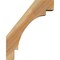 Ekena Millwork 6"W x 16"D x 20"H Merced Rough Sawn Knee Brace, Western Red Cedar BRC06X16X20MRC00RWR - alternate 4
